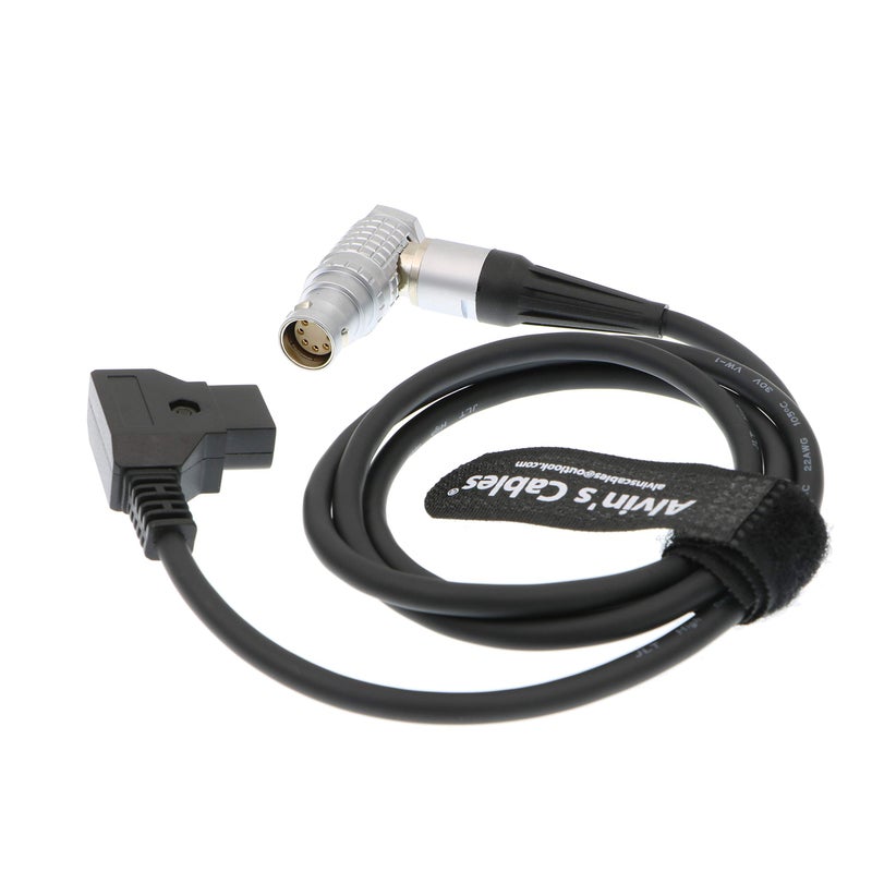 Alvin's Cables Arri Alexa Mini Camera Power Cable 2B Right Angle 8 Pin Female to D Tap - Image 1